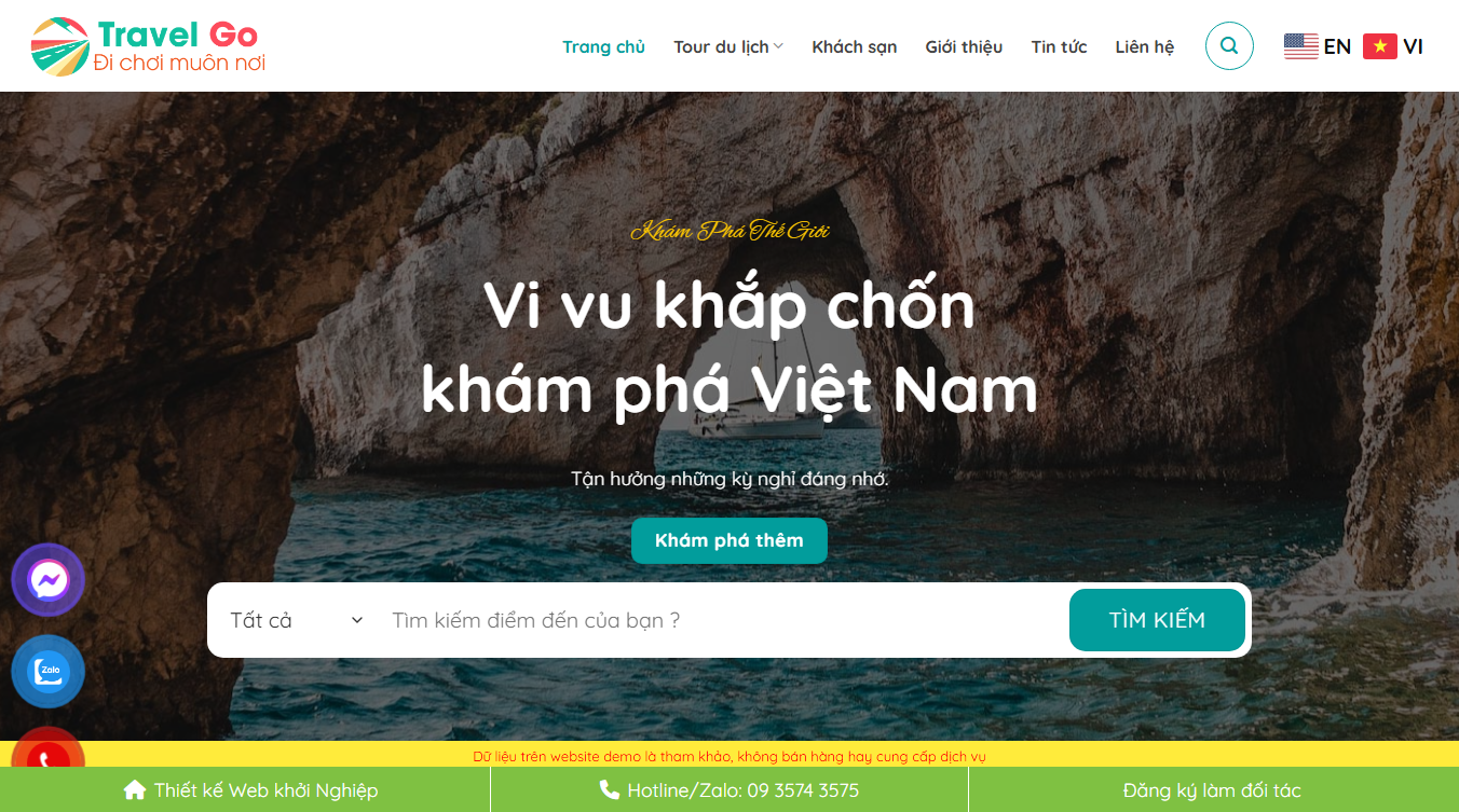 Theme WordPress Du Lịch Cao Cấp 32 - Giao diện chuyên nghiệp