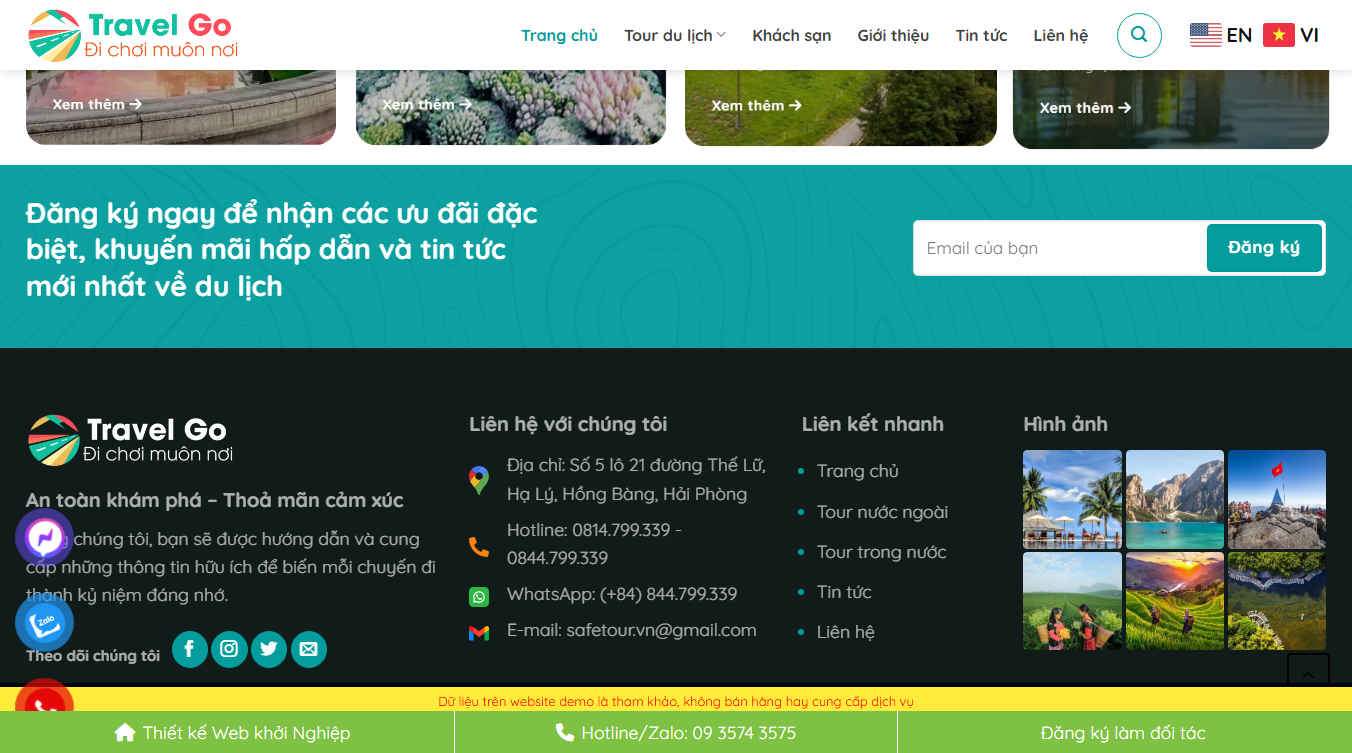 Theme WordPress Du Lịch Cao Cấp 32 - Hệ thống booking hiện đại