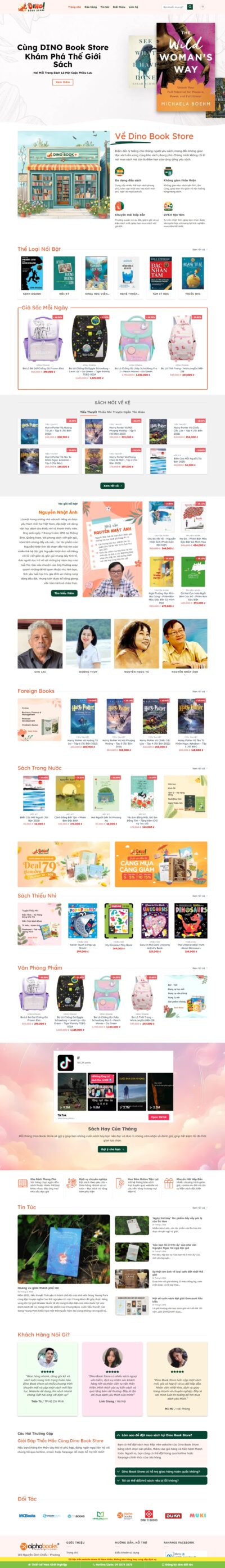 Theme wordpress bán sách 03