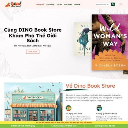 Theme wordpress bán sách 03