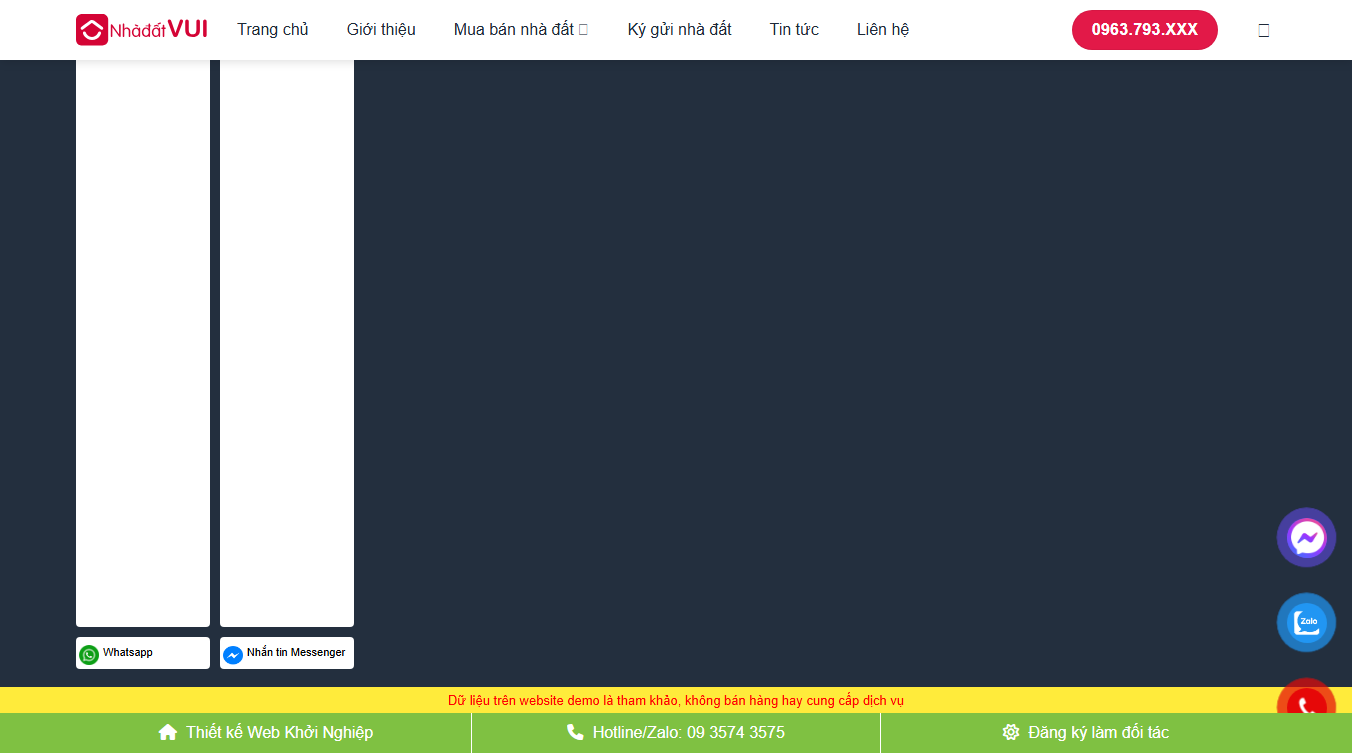 Theme wordpress bất động 072 - Hiển thị chi tiết sản phẩm
