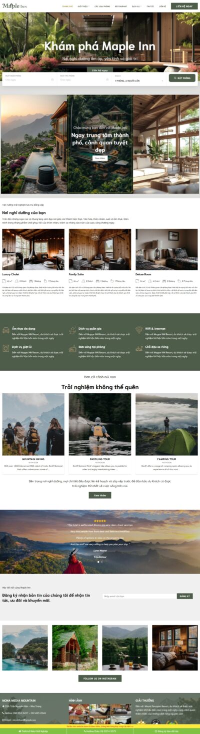 Theme wordpress khách sạn - hotel 06