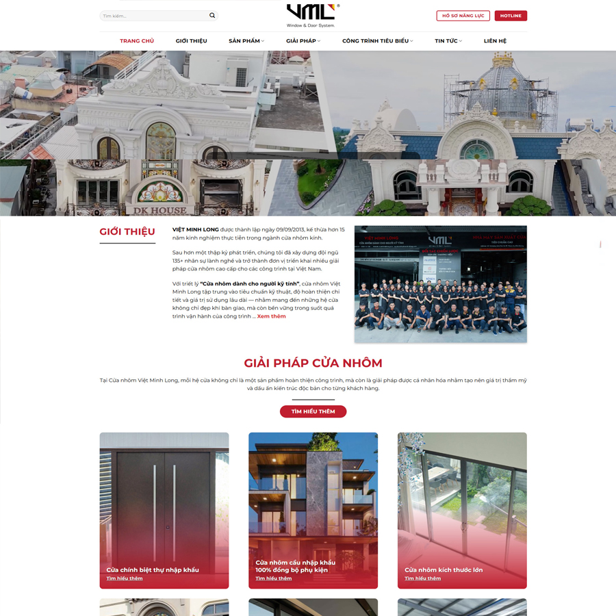 Theme wordpress bán cửa nhôm 03