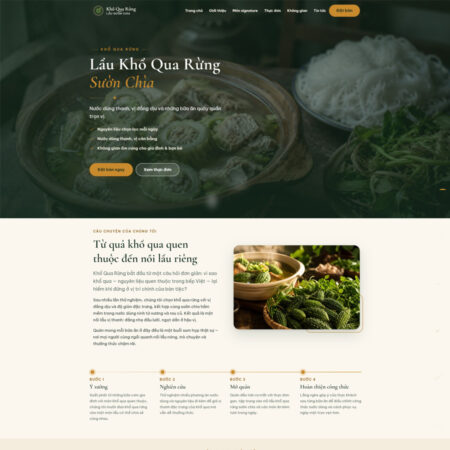 Theme wordpress nhà hàng, quán lẩu