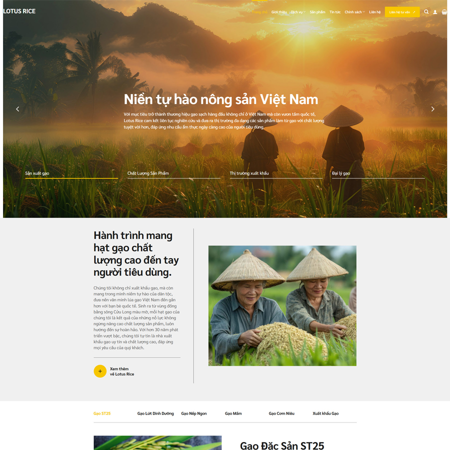 Theme wordpress bán nông sản 06