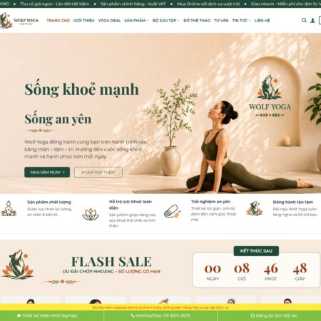 Theme wordpress bán đồ yoga