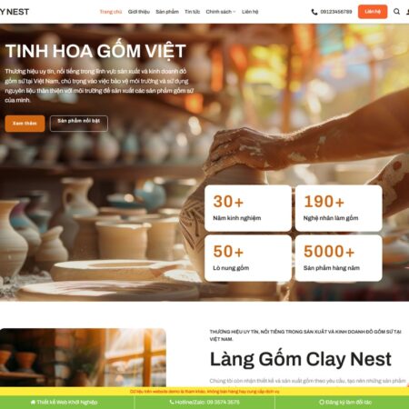 Theme wordpress bán gốm sứ 03