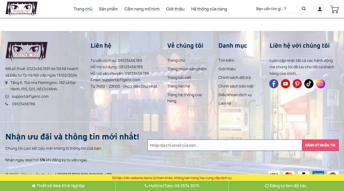 Giao diện bán mô hình chuyên nghiệp trên WordPress