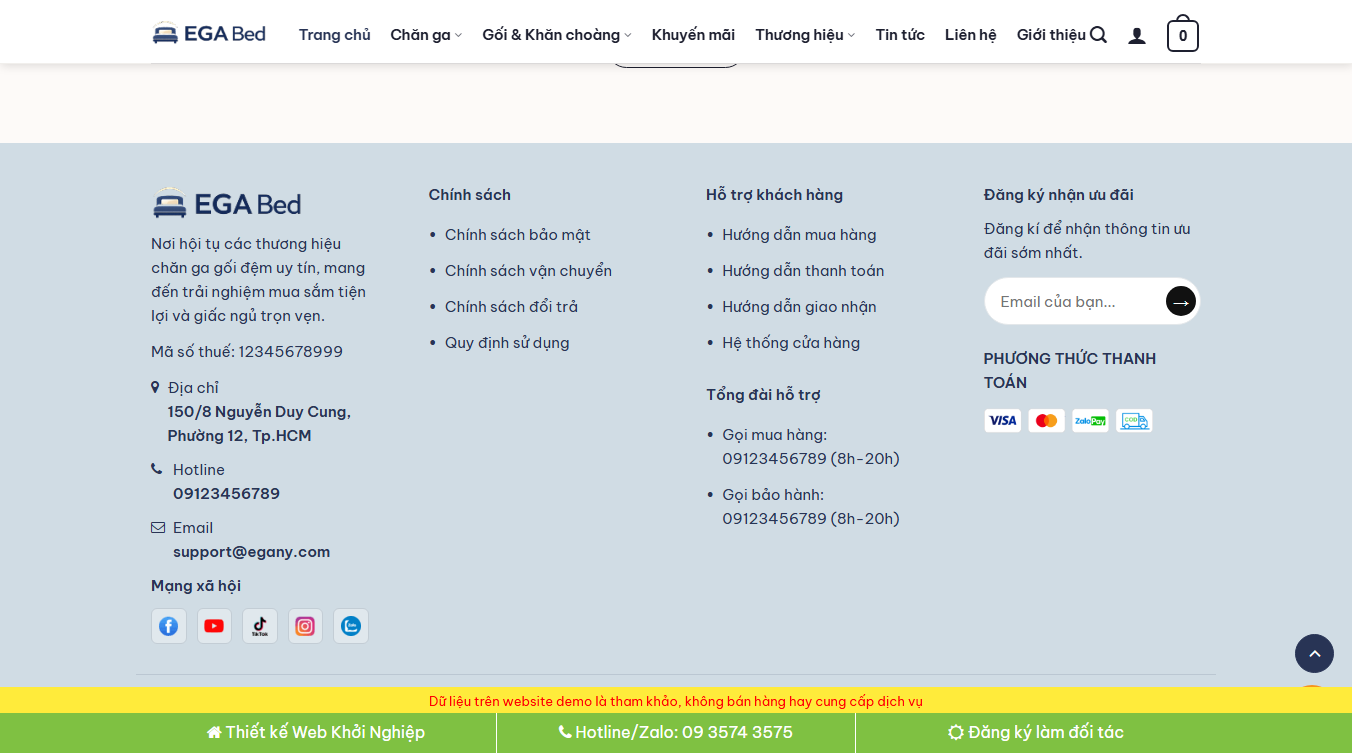 Tính năng theme WordPress bán nệm 02 - Quản lý bán hàng hiệu quả