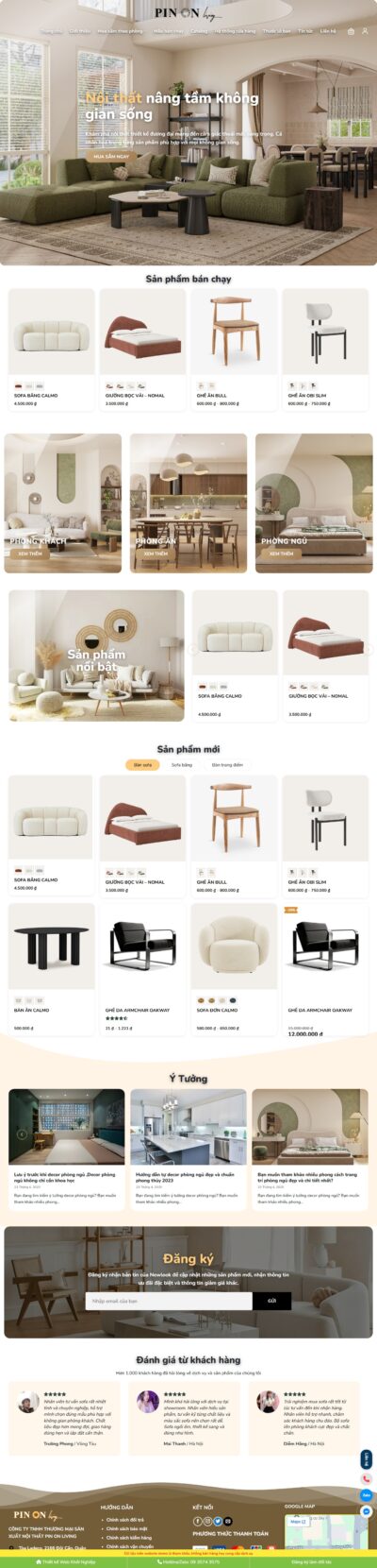 Theme wordpress bán nội thất, sofa 03