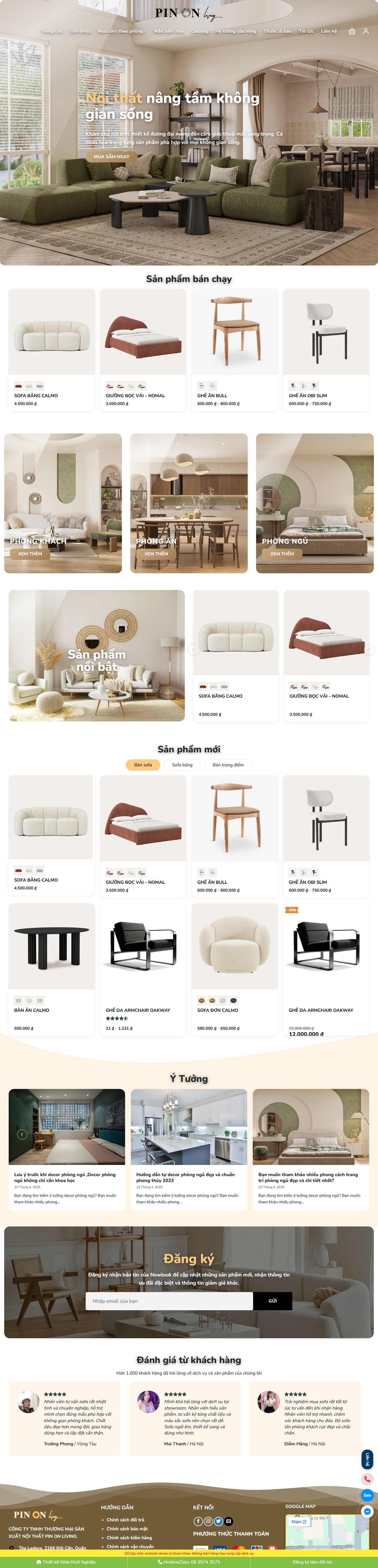 Theme wordpress bán nội thất, sofa 03