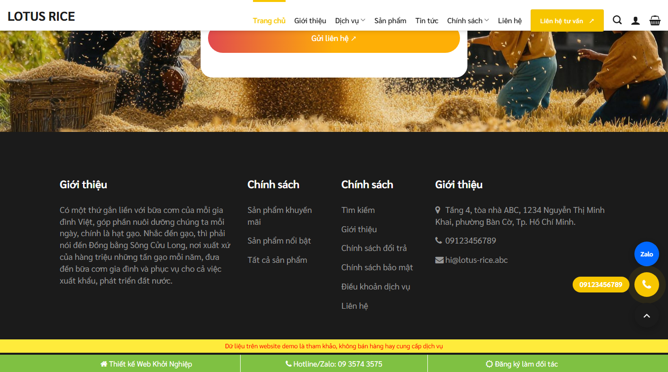 Theme wordpress bán nông sản 06 - Tính năng quản lý đơn hàng