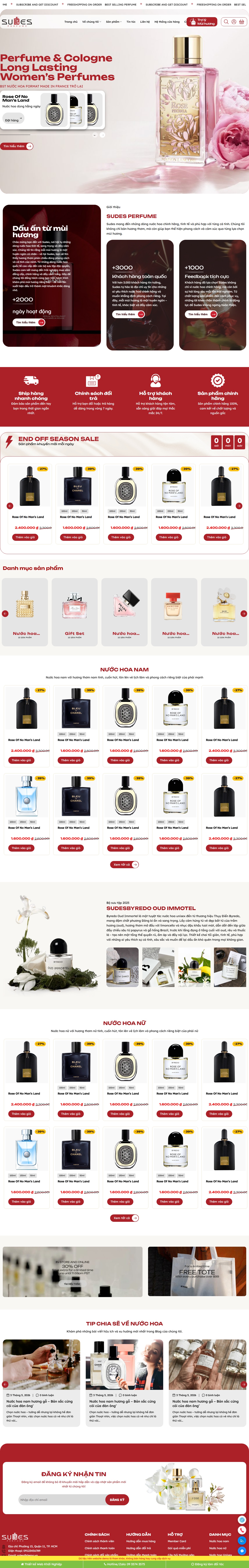 Theme wordpress bán nước hoa 02