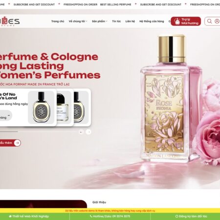 Theme wordpress bán nước hoa 02