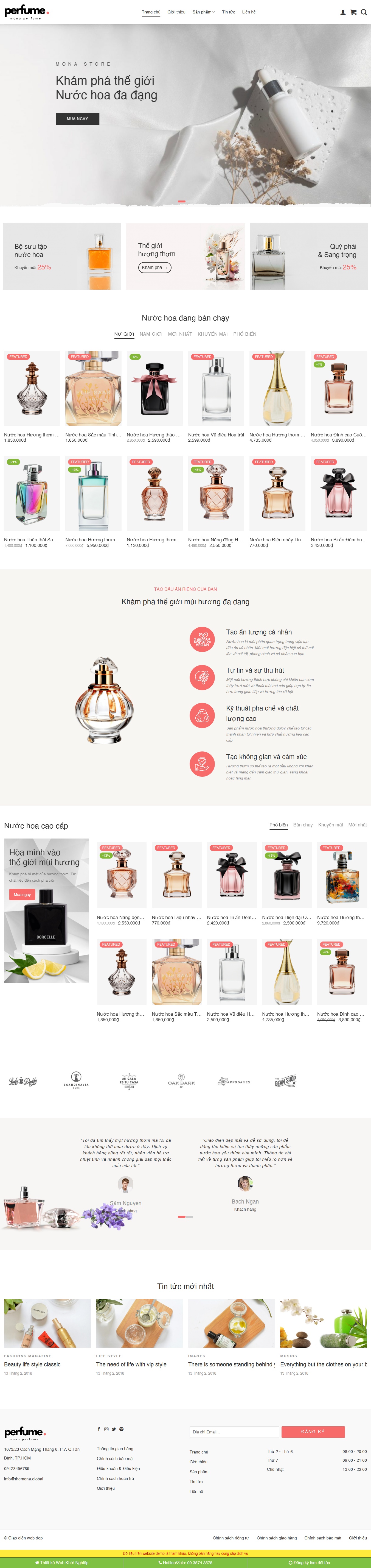 Theme wordpress bán nước hoa 03