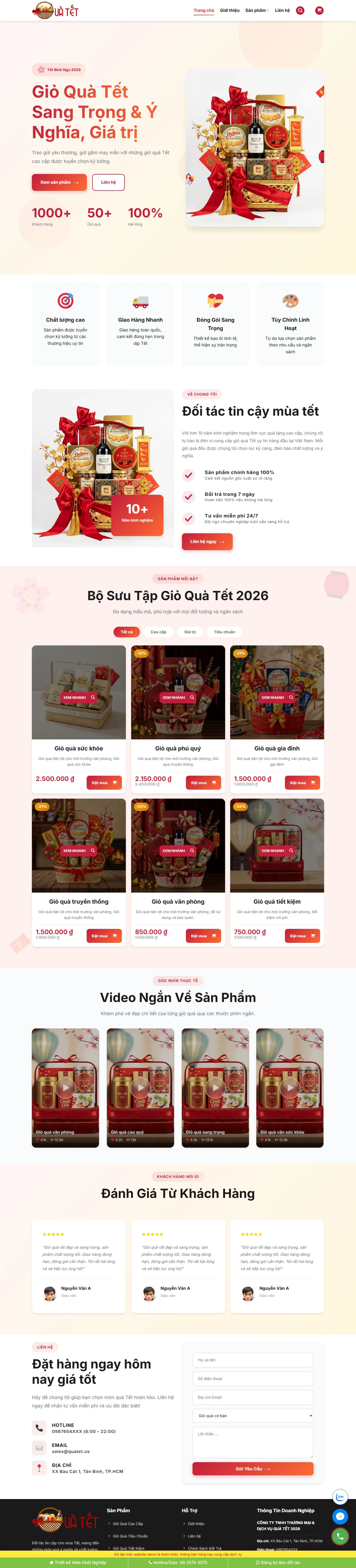 Theme wordpress bán quà tết 02