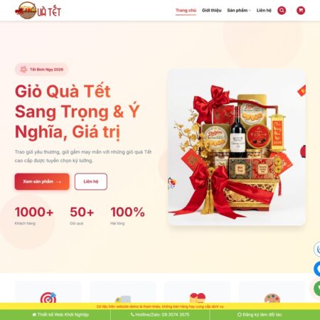 Theme wordpress bán quà tết 02