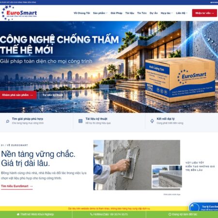 Theme wordpress bán sơn chống thấm thế  hệ mới