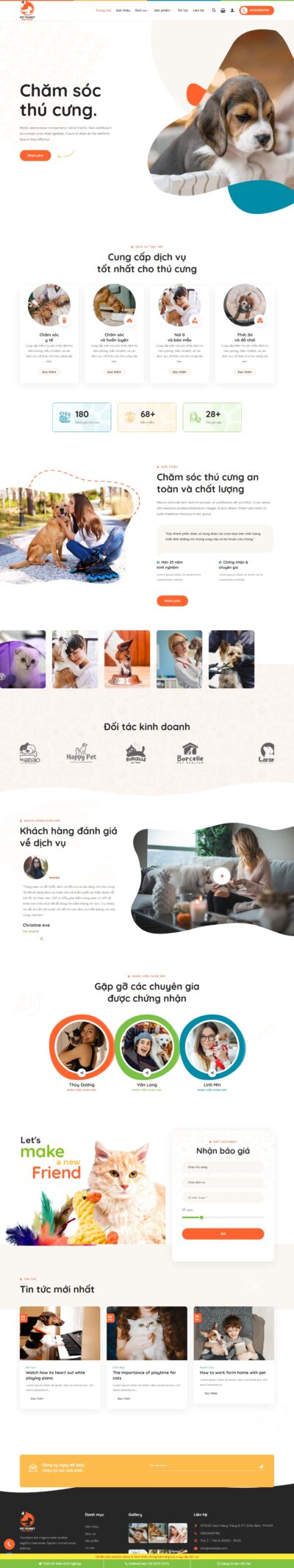 Theme wordpress bán thú cưng 03