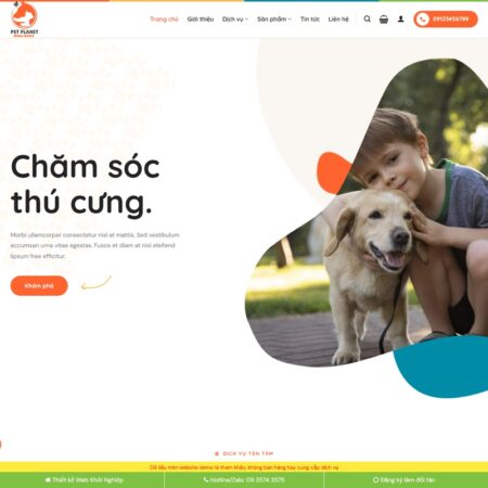 Theme wordpress bán thú cưng 03