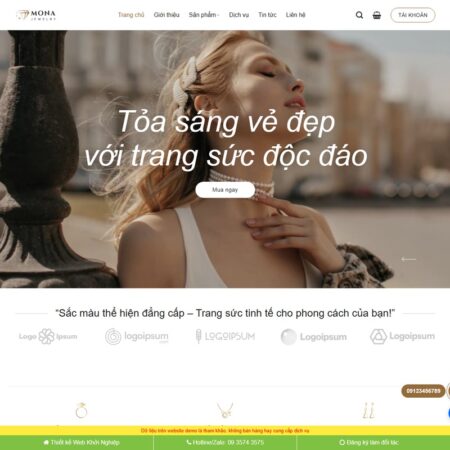 Theme wordpress bán trang sức 04