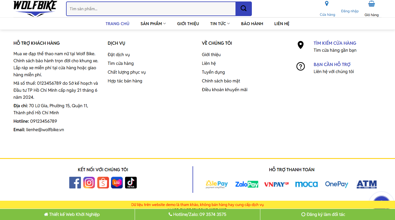 Theme wordpress bán xe đạp 03 - Hiển thị sản phẩm và thanh toán