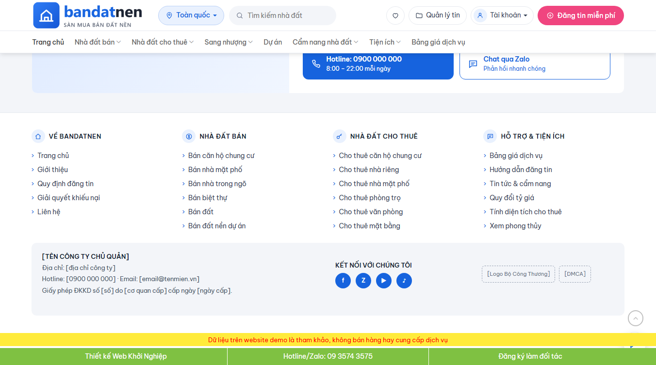Theme WordPress Bất Động Sản 75 - Tính năng quản lý tin đăng nâng cao