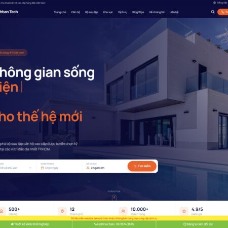 Theme wordpress cho thuê căn  hộ