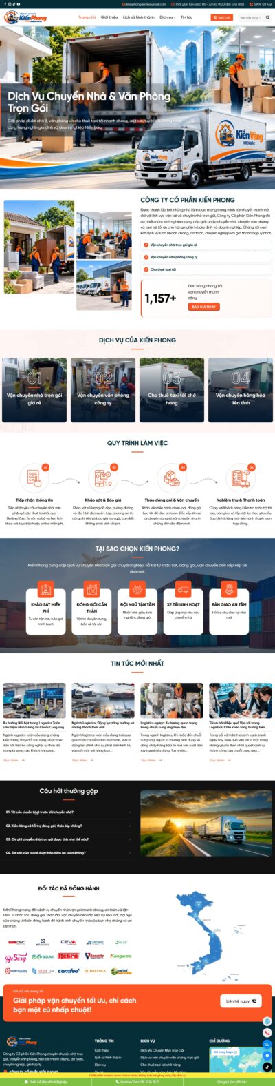Theme wordpress Dịch vụ dọn nhà 01