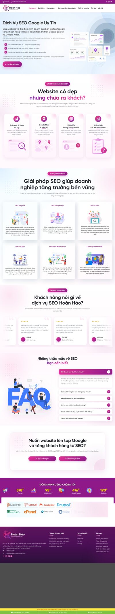 Theme wordpress dịch vụ Seo