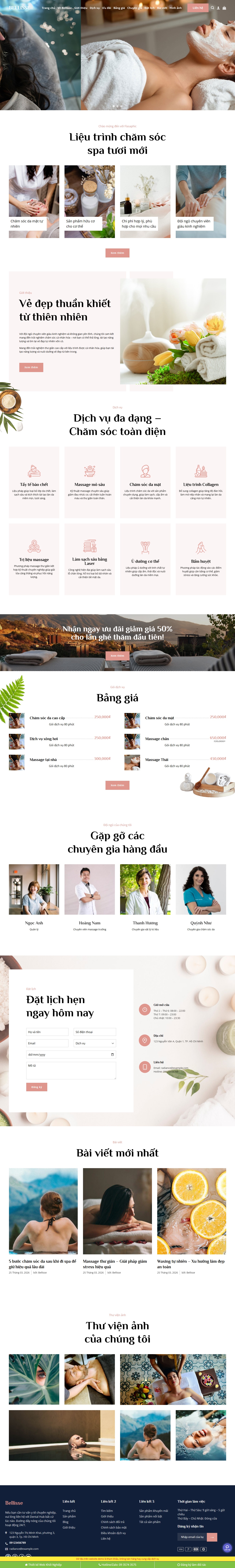 Theme wordpress dịch vụ spa 016