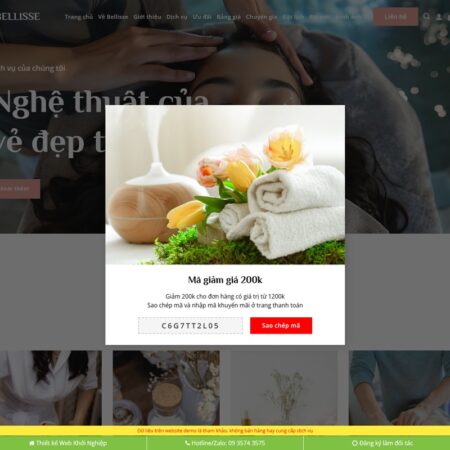 Theme wordpress dịch vụ spa 016