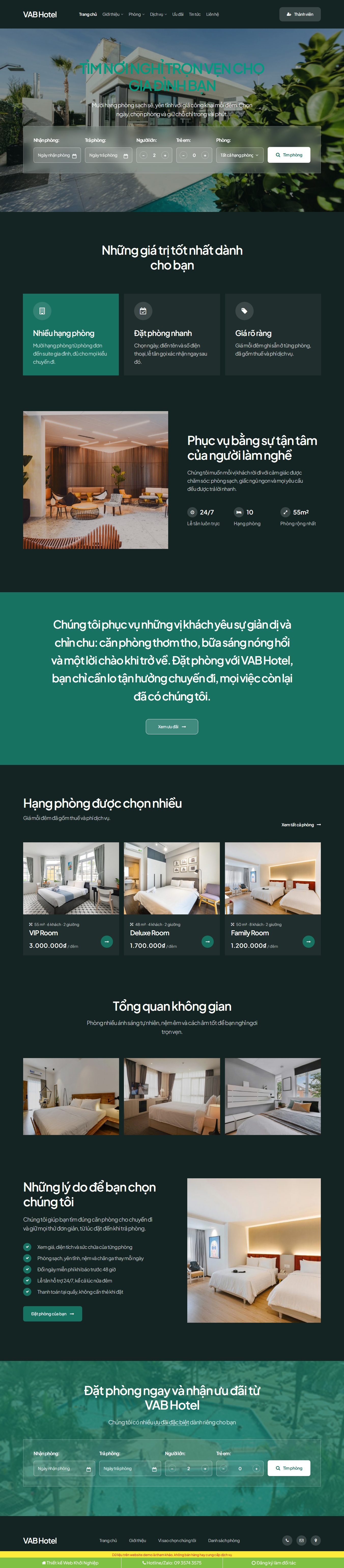 Theme wordpress giới thiệu khách sạn 09