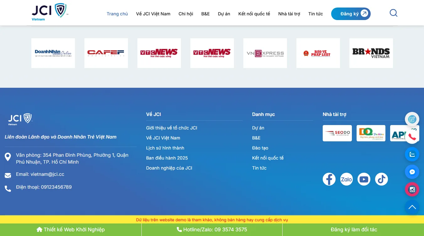 Tính năng quản lý hội doanh nghiệp - Theme wordpress chuyên nghiệp