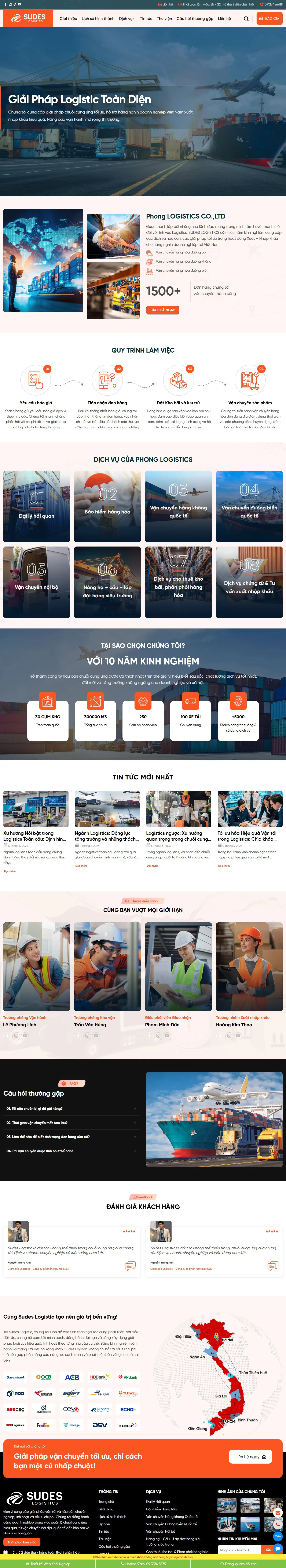 Theme wordpress logistic , vận chuyển đẹp