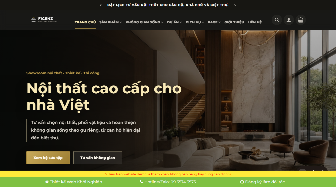 Theme wordpress nội thất 49 - Giao diện chuyên nghiệp