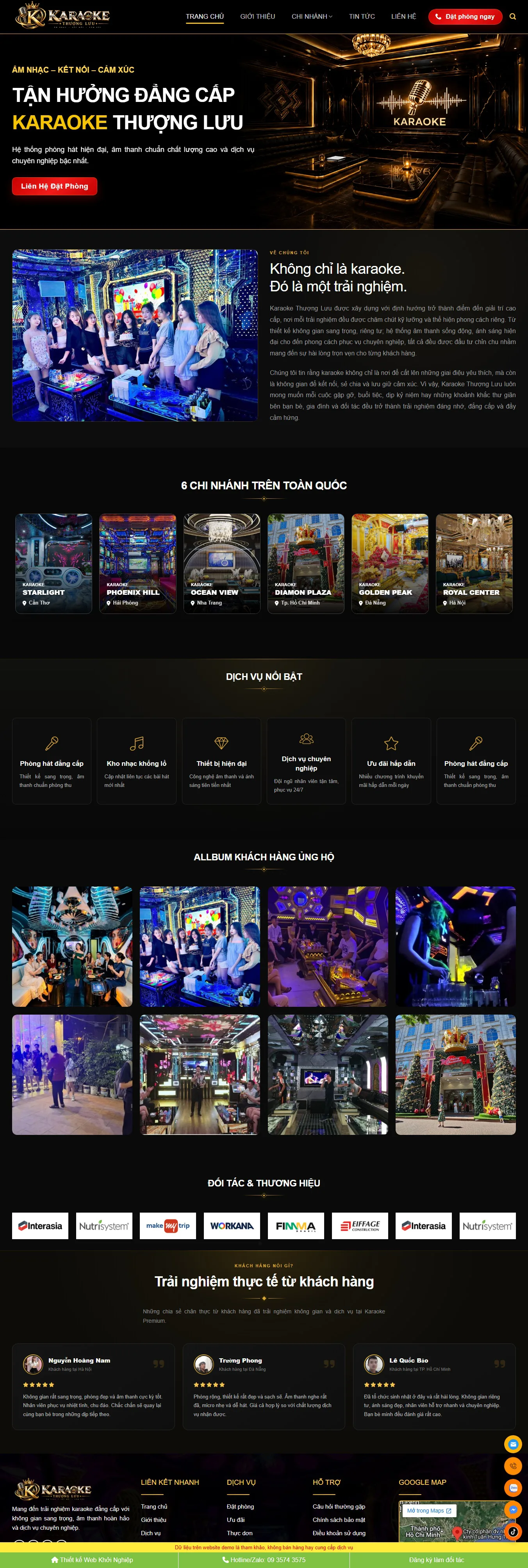 Theme wordpress quán karaoke, hát cho nhau nghe