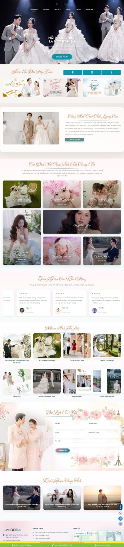 Theme wordpress studio chụp ảnh cưới 06