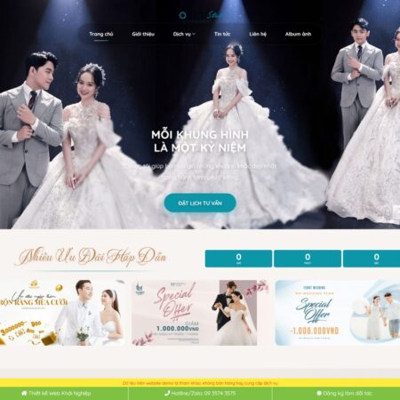 Theme wordpress studio chụp ảnh cưới 06