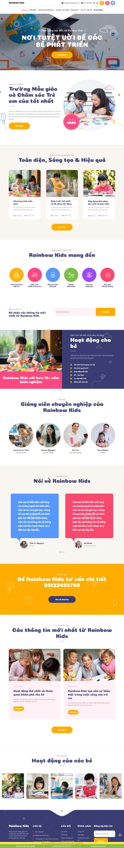 Theme wordpress trung tâm anh ngữ, tiếng anh 03
