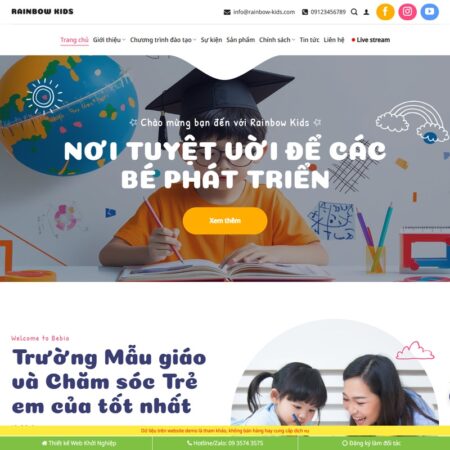 Theme wordpress trung tâm anh ngữ, tiếng anh 03